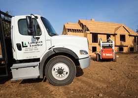 Lampert Lumber current construction and truck