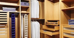 classic wood modern closet background