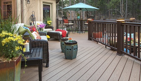 a patio deck
