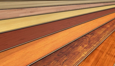 wooden laminated construction planks, different types of wood
