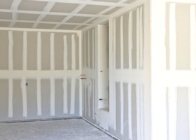 gypsum board up 
