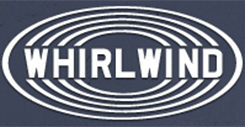 Whirlwind Logo Blue and White