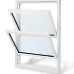 A double hung window
