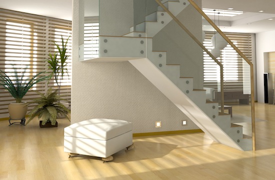 modern interior design (privat apartment 3d rendering)