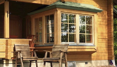 house with wood siding
