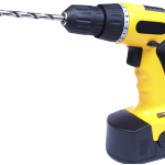 yellow power drill