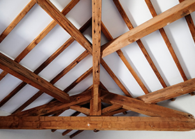 Lumber Used for Wood Beams on Ceiling