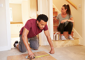 Couple Doing Home Improvement Work